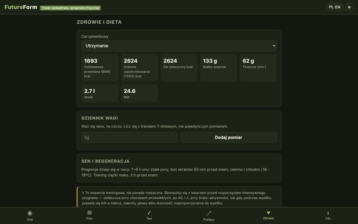 FutureForm — zdrowie i dieta